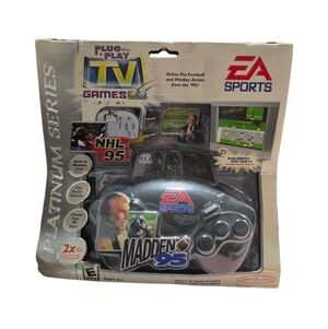 EA Sports Platinum Series Madden 95 NFL NHL 95 Plug and Play TV Game - Black.